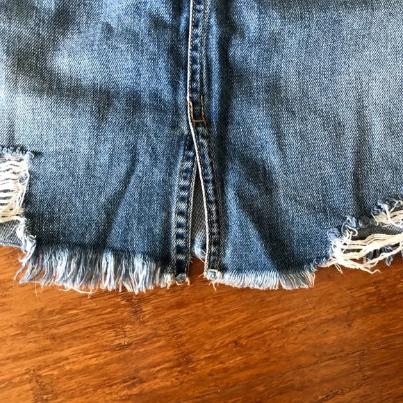 REWASH Denim MiniSkirt size 7 / 28 - Picture 3 of 4